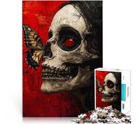 Rompecabezas Educativo de 1000 Piezas Chica Muerta Madera,Apto para Mayores de 14 años. Juguete Educativo de descompresión Intelectual con póster y Hoja de Preguntas a Juego。tamaño:50x75cm
