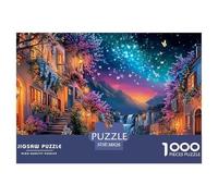 Rompecabezas Educativo de 1000 Piezas con una casa, Papel Premium, para Adultos y Adolescentes. Rompecabezas con escenas callejeras Encantadoras. Ideal para Fiestas, 38 x 26 cm (1000 Piezas).