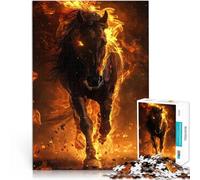 Rompecabezas Educativo de 2000 Piezas “Caballo de Fuego” Hecho de Papel，Apto para Mayores de 14 años. Actividades Familiares Regalos para Amigos y Familiares。tamaño：70x100cm/27.5x39.3pulgada
