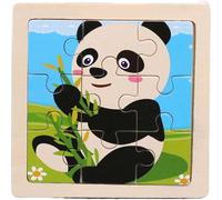 Rompecabezas educativo de madera, rompecabezas de madera de 9 piezas para rompecabezas educativos con temática de animales y vehículos