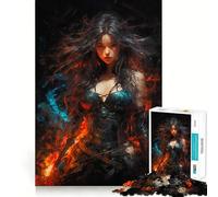 Rompecabezas El Abismo Bioluminiscente de 1000 Piezas para Adolescentes Juguete para desarrollar la lógica y la diversión Bordes Suaves Regalo Creativo 38x26cm