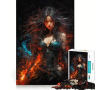 Rompecabezas El Abismo Bioluminiscente de 1000 Piezas para Adultos Juguete Intelectual para ejercitar la Mente y Relajarse Pieza de Arte 50x75cm