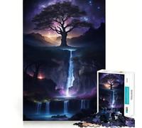 Rompecabezas El Árbol de la Vida para Adolescentes, 1000 Piezas, Actividad para Estimular la Memoria, Ensamblaje de Patrones, 50x75cm