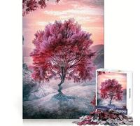 Rompecabezas El Árbol para Adultos 1000 Piezas Think Smart Toy Home Enjoy Precision Cut Wall Art Decor 50x75cm