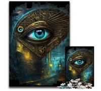 Rompecabezas El Arte del Ojo para Adultos, 1000 Piezas, Juego Interactivo Familiar, decoración del hogar, Regalo de ingenio, 50x75cm (19,68x29,52 Pulgadas)