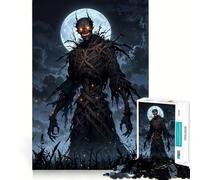 Rompecabezas El Ascenso del espantapájaros de Halloween para Adolescentes, 1000 Piezas, Juguete para ejercitar el Cerebro, relajación Mental, Arte para armar, (50x75cm)