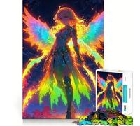 Rompecabezas El Ascenso del Fénix de 1000 Piezas para Adultos Juguete para ejercitar la Mente Momento de Paz Arte Coleccionable de Corte nítido 50x75cm