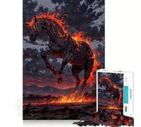 Rompecabezas El Caballo Oscuro del Apocalipsis de 1000 Piezas para Adolescentes Juego de ingenio Momentos de Paz 50x75cm