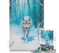Rompecabezas El Camino del Lobo de 1000 Piezas para Adolescentes Juego Mental Juguete para el hogar Corte preciso (38x26cm)