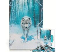 Rompecabezas El Camino del Lobo de 1000 Piezas para Adolescentes Juguete Que estimula la lógica y Alivia la tensión Borde de Calidad Artículo de Regalo de Papá Noel (50x75cm)