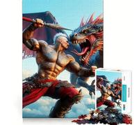 Rompecabezas El Campeón Tatuado para Adolescentes, 1000 Piezas, Juguete para ejercitar la Mente, fácil y Divertido, Ideal para armar Un Regalo entrañable 50x75cm