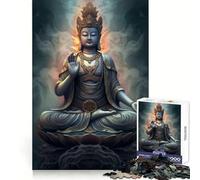 Rompecabezas El Despertar de Buda para Adolescentes, 1000 Piezas, para Mejorar la Memoria, el Entretenimiento en casa, Bordes precisos, 50x75cm