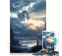 Rompecabezas El Despertar de los Dragones Míticos de 1000 Piezas para Adultos Juguete de lógica Clara, Divertido y Relajante Corte Perfecto Regalo Elegante (50x75cm)