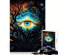 Rompecabezas El Despertar del Tercer Ojo para Adultos, 1000 Piezas, para Mejorar la Memoria, Entretenimiento Tranquilo, Corte preciso, Regalo de cumpleaños (38x26cm)