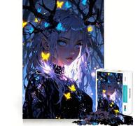 Rompecabezas El Encanto de la Noche para Adolescentes,1000 Piezas,Juego para desarrollar la Mente,Cortado con láser para un Tiempo de relajación Ejercicios mentales en casa (38x26cm)