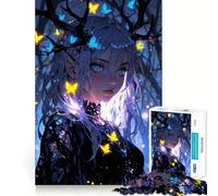 Rompecabezas El Encanto de la Noche para Adultos,1000 Piezas,estimulación Mental,Juego de Corte preciso,alineación, Actividad para Fortalecer los Lazos Familiares (50x75cm)
