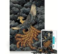 Rompecabezas El Fénix resurgiendo Entre Las Nubes de 1000 Piezas para Adultos Juguete de lógica y Entretenimiento Bordes Lisos Regalo de Temporada (38x52cm)