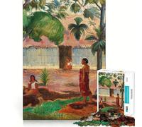 Rompecabezas El Gran árbol de Gauguin de 1000 Piezas para Adolescentes Mejora la Memoria, diversión Relajante, Bordes Afilados, 38x52cm