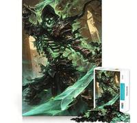 Rompecabezas El Guardián Inmortal para Adultos,1000 Piezas,Juego de Memoria,Ajuste Firme,Montaje Seguro,Juego de construcción de Conexiones significativas (50x75cm)