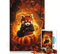 Rompecabezas El Guardián Luminoso del Panda Rojo para Adultos, 1000 Piezas, para Mejorar la Memoria, aliviar el estrés, diseño para armar, Regalo Memorable (50x75cm)
