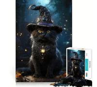 Rompecabezas El Hechicero 1000 Piezas para Adultos Juguete de lógica Fuerte Alivia la ansiedad Borde Transparente Regalo Ideal para Festivales 38x26cm