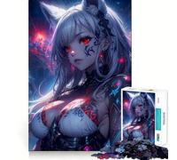 Rompecabezas El Hechicero Blanco 1000 Piezas Juguete para desarrollar la Capacidad cognitiva Superficie Lisa y sin Rebabas Actividad Relajante para Grupos en Interiores (38x26cm)