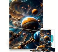 Rompecabezas El Misterio del Universo para Adultos, 1000 Piezas, Juguete Intelectual, Juego Relajante, decoración de Pared (38x52cm)