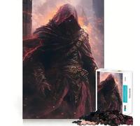 Rompecabezas El Nigromante de la Puerta Negra, 1000 Piezas para Adultos, para estimular la Memoria, para Pasar un Buen rato, para armar una Obra de Arte 38x26cm