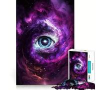 Rompecabezas El Ojo de Dios, 1000 Piezas para Adultos, Juguete para ejercitar la Mente, Momento de Paz, Arte de Corte nítido, Coleccionable 50x75cm