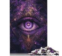 Rompecabezas El Ojo Que Todo lo Ve, Juegos Creativos, Rompecabezas Premium de Cartón para Mujeres y Hombres, Regalo de Cumpleaños, 1000 Piezas (75 x 50 cm)