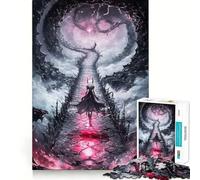 Rompecabezas El Paseo del Demonio gótico para Adolescentes, 1000 Piezas, Mejora la Memoria, diversión Tranquila, Bordes precisos, Regalo artístico 50x75cm