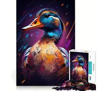 Rompecabezas El Pato Parlante de 1000 Piezas para Adultos Estimula la Memoria Tiempo de Aprendizaje Imagen para armar Obra de Arte 38x52cm