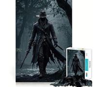 Rompecabezas El Pistolero Sin Rostro de 1000 Piezas para Adultos Juguete Inteligente para Jugar en Interiores Corte preciso Un Regalo Encantador 50x75cm