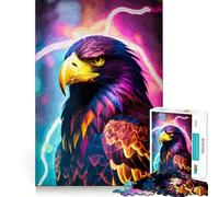 Rompecabezas El Poder del Águila para Adolescentes, 1000 Piezas, Mejora la Memoria, Disfruta de Bordes Limpios, 38x26cm