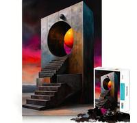 Rompecabezas El Portal Místico para Adultos, 1000 Piezas, Juguete Inteligente, vínculo Familiar, Corte preciso, Regalo de Temporada 38x26cm