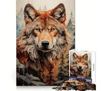 Rompecabezas El Reino del Lobo Alfa de 1000 Piezas para Adultos Fortalece la Memoria Divertido y Casual Bordes limpios Regalo clásico (38x52cm)