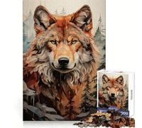 Rompecabezas El Reino del Lobo Alfa de 1000 Piezas para Adultos Juguete Inteligente para Toda la Familia Obra de Arte de Corte preciso (50x75cm)