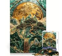 Rompecabezas El Reino del monarca de la montaña de 1000 Piezas para Adolescentes Mejora la Memoria, Reduce el estrés, Borde Ajustado, decoración de Pared (50x75cm)