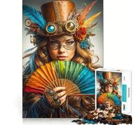 Rompecabezas El Resplandor Misterioso para Adolescentes, 1000 Piezas, Juguete cognitivo, pasatiempo Tranquilo, Borde Premium, 38x26cm