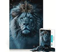Rompecabezas El Rey de la Selva para Adolescentes, 1000 Piezas, para desarrollar la Memoria, Tiempo Libre, Bordes limpios, un Regalo Encantador 50x75cm