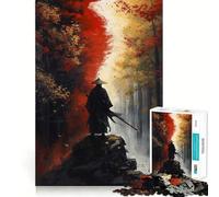 Rompecabezas El Ronin Silencioso de 1000 Piezas para Adolescentes Mejora la Memoria Divertido y Relajante Bordes Afilados 50x75cm