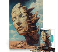 Rompecabezas El Titán Caído, 1000 Piezas para Adultos, Juguete para ejercitar la Mente, Momento de Paz, Arte de Corte nítido, Coleccionable 38x52cm