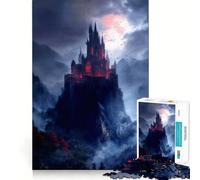 Rompecabezas El Trono de la Noche Eterna, 1000 Piezas para Adultos, para estimular la Memoria, para Pasar un Buen rato, para armar una Obra de Arte 50x75cm