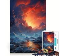 Rompecabezas El Último Iceberg para Adultos, 1000 Piezas, estimula la Memoria, diversión Relajante, Corte, Regalo Original 38x52cm