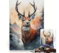 Rompecabezas El Vagabundo del Bosque de 1000 Piezas para Adultos Estimula la Memoria cognitiva Un Escape Tranquilo Corte preciso Regalo de Temporada (50x75cm)