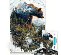 Rompecabezas El Vagabundo Solitario de 1000 Piezas para Adultos Juguete de lógica Mental Diversión Tranquila Corte Firme Regalo Ideal 38x52cm