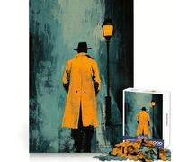 Rompecabezas El Vigilante Nocturno para Adultos, 1000 Piezas, para Fortalecer la Memoria, Actividad para el hogar, Bordes limpios, Regalo Festivo (50x75cm)
