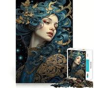 Rompecabezas Elegancia mística a la luz de la Luna para Adolescentes, 1000 Piezas, para desarrollar la Memoria, calmar y Relajarse Diseño clásico para armar Regalo clásico (50x75cm)