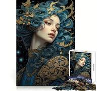 Rompecabezas Elegancia mística a la luz de la Luna para Adolescentes, 1000 Piezas, para desarrollar la Memoria, calmar y Relajarse Diseño clásico para armar Regalo clásico (50x75cm)