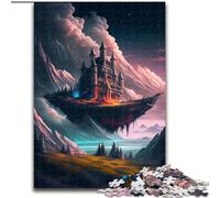 Rompecabezas Elemental Fortress de Madera, tamaño 50x75cm, Juego Interactivo para la Familia, Apto para Mayores de 14 años.